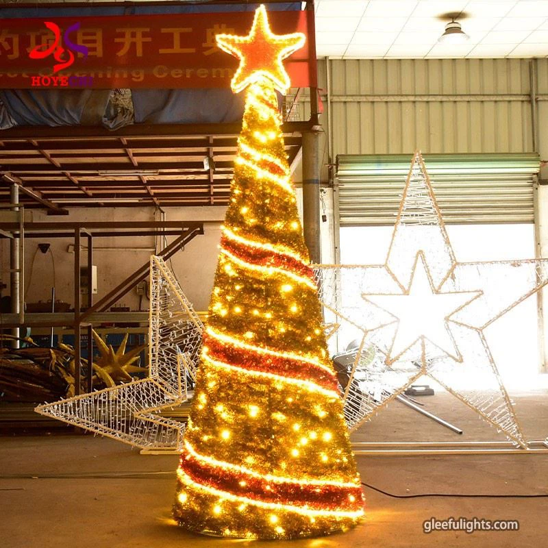 Outdoor Festive LED Christmas Tree Motif Lights – Perfect For Holiday Decor