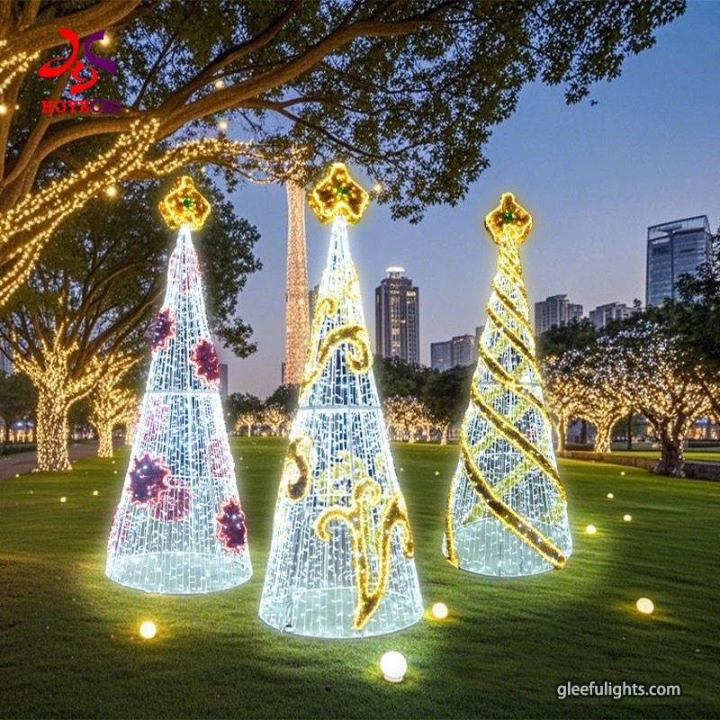 Outdoor Festive LED Christmas Tree Motif Lights – Perfect For Holiday Decor